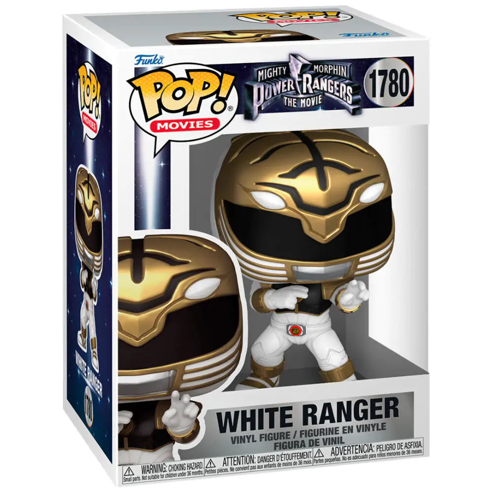 Funko POP Figur Mighty Morphin Power Rangers White Ranger Produktfoto
