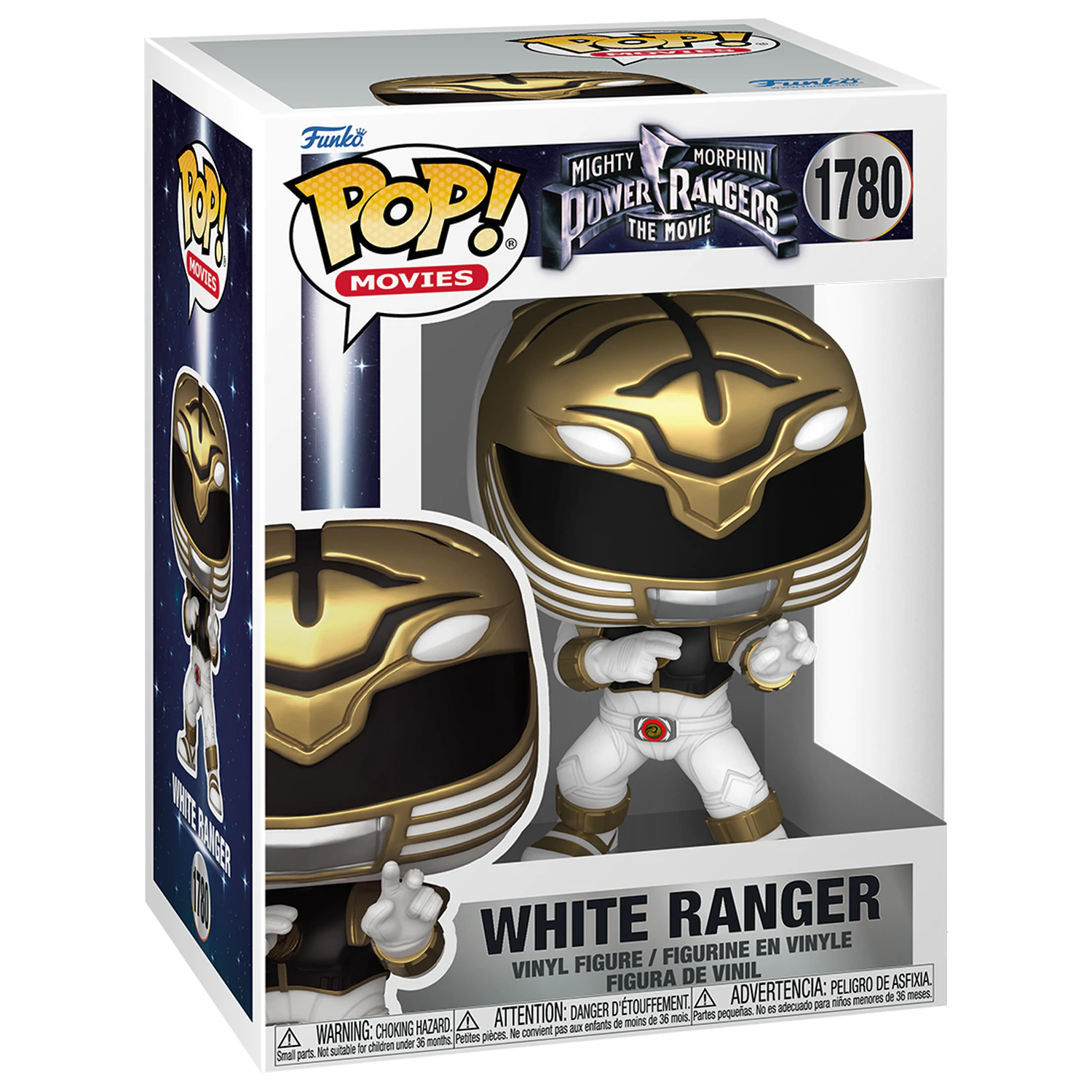 Funko POP Figur Mighty Morphin Power Rangers White Ranger Produktfoto