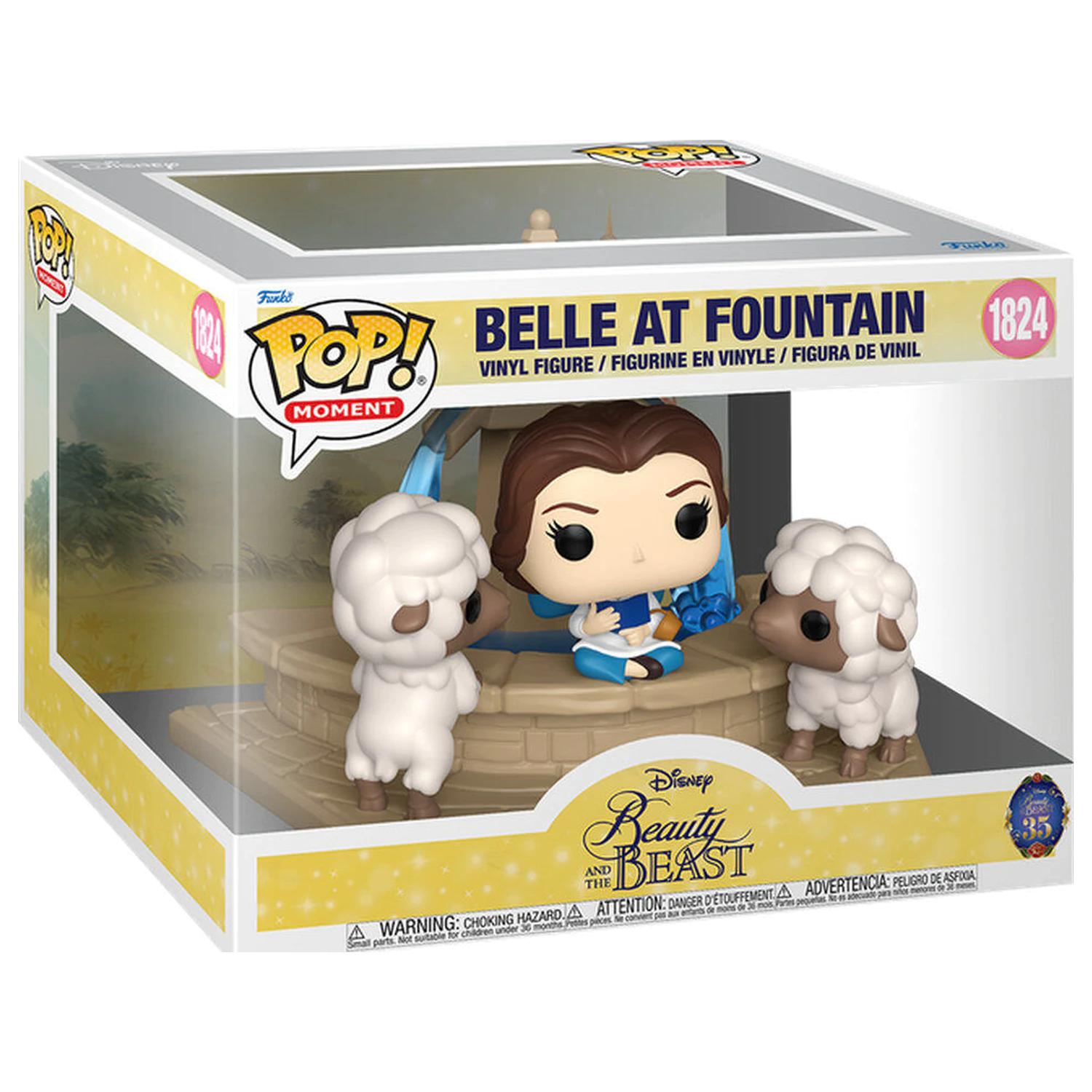 Funko POP Figur Moment Disney Die Schöne und das Biest Belle am Brunnen Produktfoto