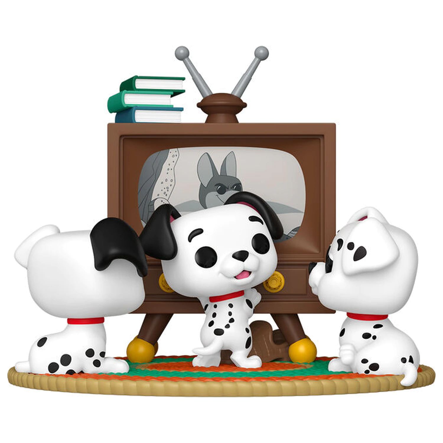 Funko POP Figur Moment Disney 101 Dalmatas Rolly Patch & Lucky with TV Produktfoto