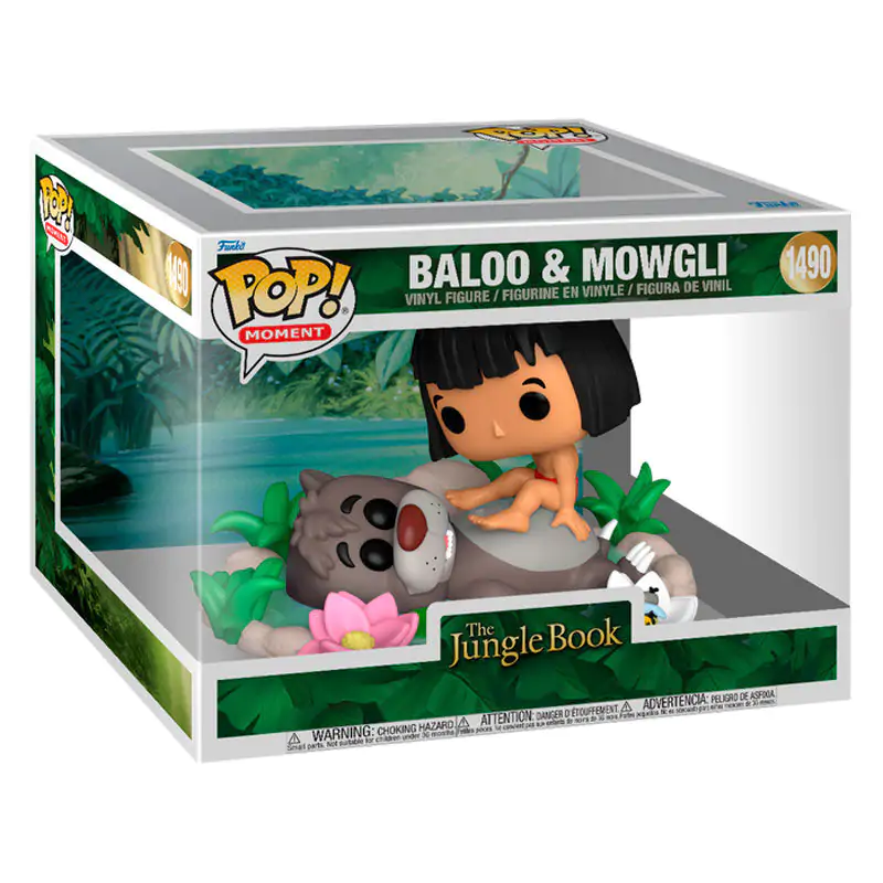 Funko POP Figur Moment Disney El Libro de la Selva Baloo & Mowgli termékfotó