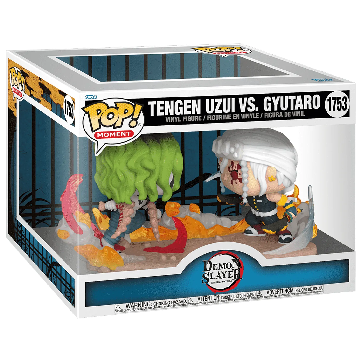 Funko POP Figur Moments Demon Slayer Kimetsu no Yaiba Tengen VS Gyutaro Produktfoto