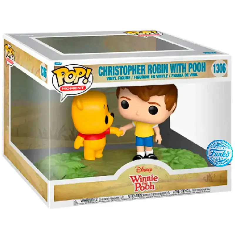 Disney Winnie Puuh POP! Moment Vinyl Figur Winnie the Pooh- CR w/ Pooh 9 cm termékfotó