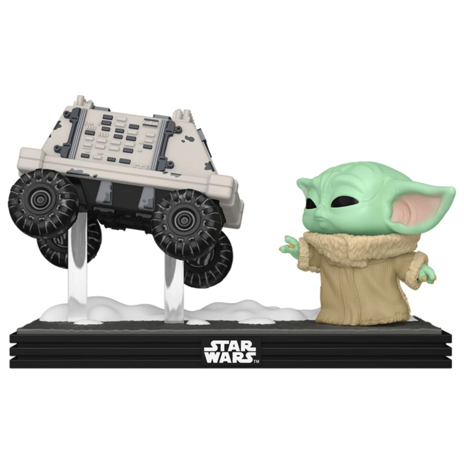 Funko POP! Figur Moments Star Wars: The Mandalorian & Grogu - Grogu mit Polar Mouse Droid Produktfoto