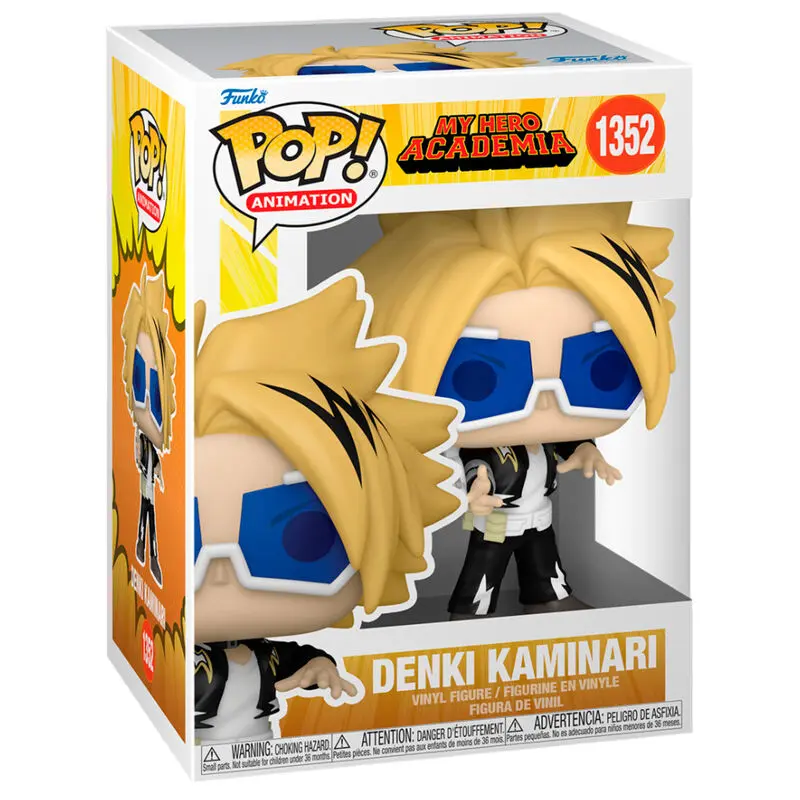 My Hero Academia POP! Animation Vinyl Figur Denki Kaminari 9 cm termékfotó