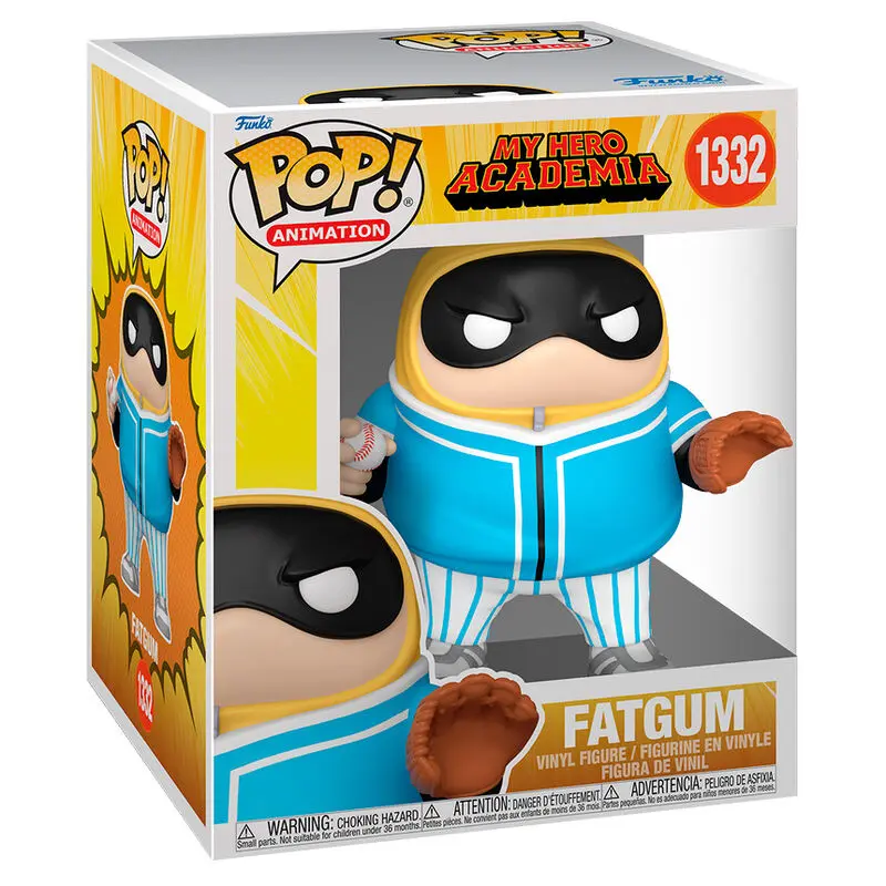 My Hero Academia HLB Super Sized Jumbo POP! Vinyl Figur Fatgum (Baseball) 15 cm termékfotó