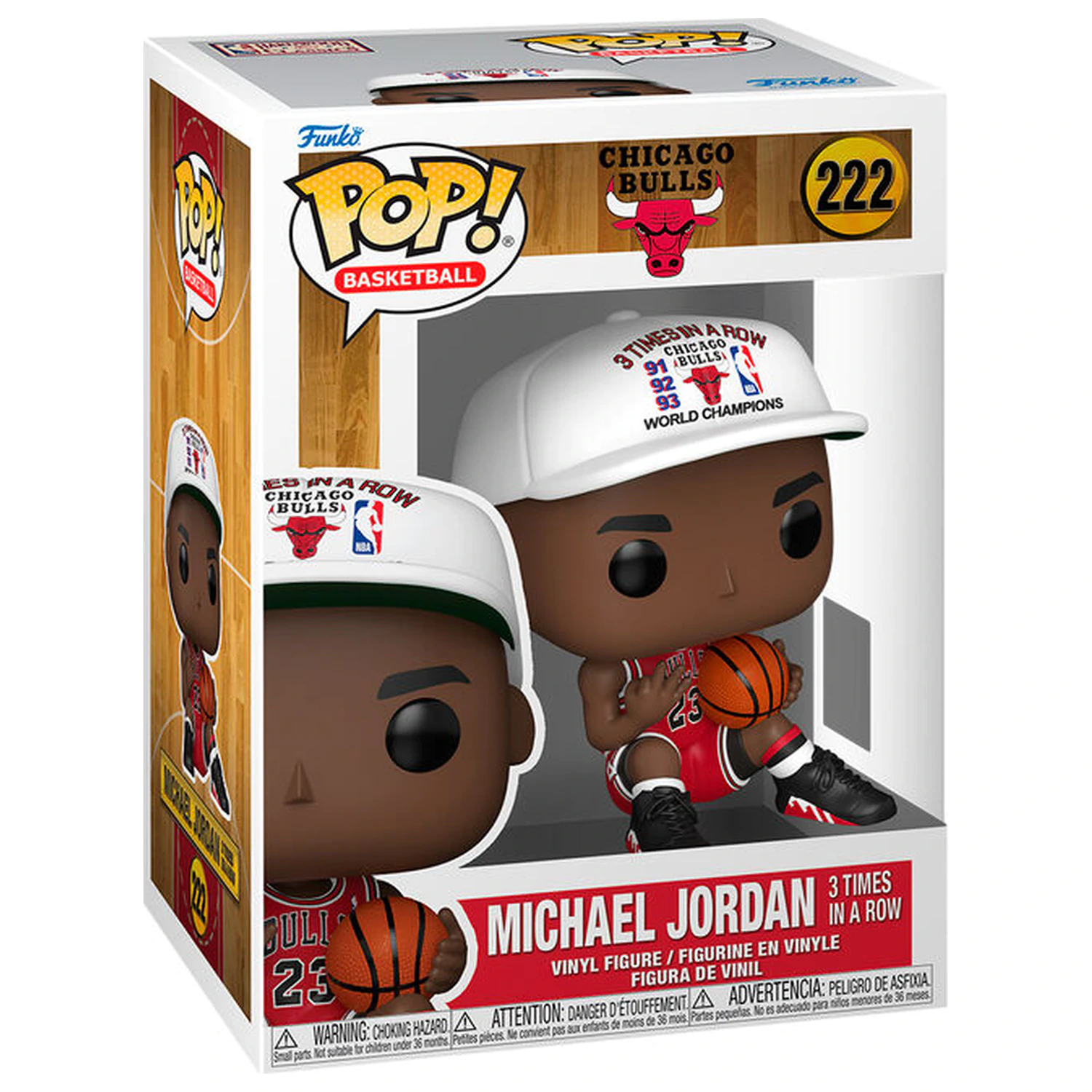 Funko POP Figur NBA Chicago Bulls Michael Jordan 3 Times in a Row Produktfoto