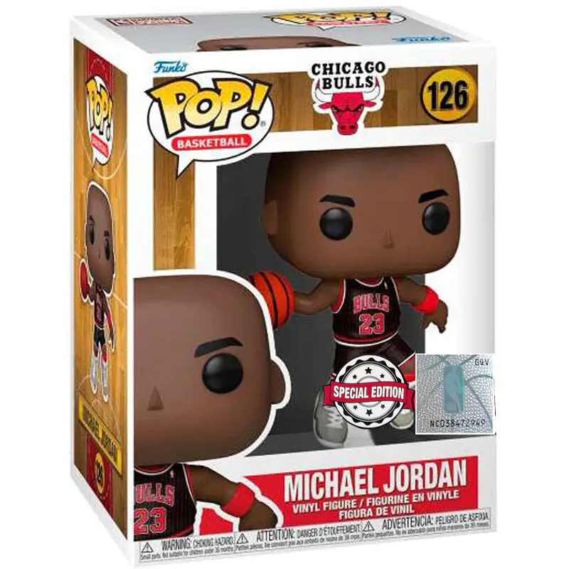 POP Figur NBA Chicago Bulls Michael Jordan with Jordans Exclusive Produktfoto