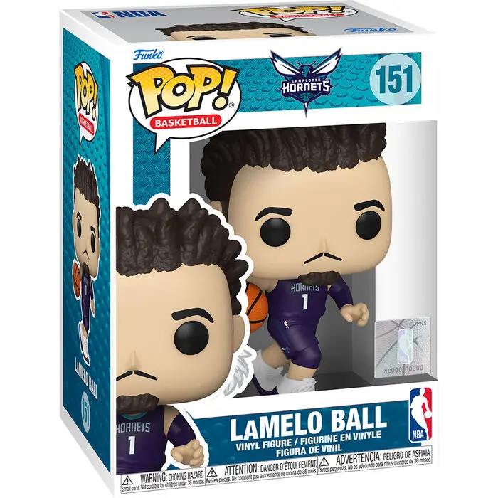 NBA POP! Sports Vinyl Figur LaMelo Ball (Hornets) 9 cm Produktfoto