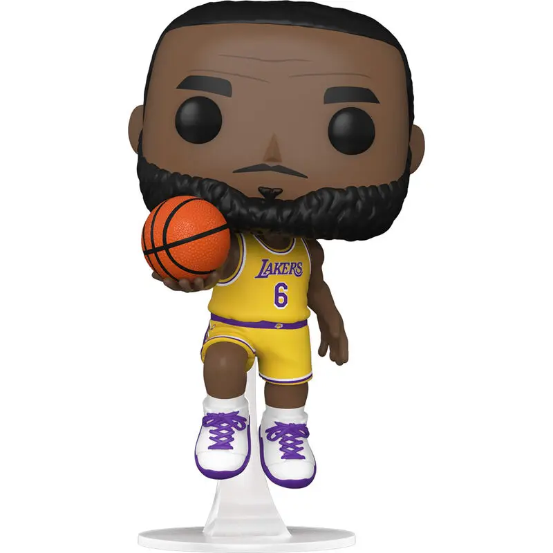 NBA POP! Sports Vinyl Figur LeBron James (Lakers) 9 cm termékfotó