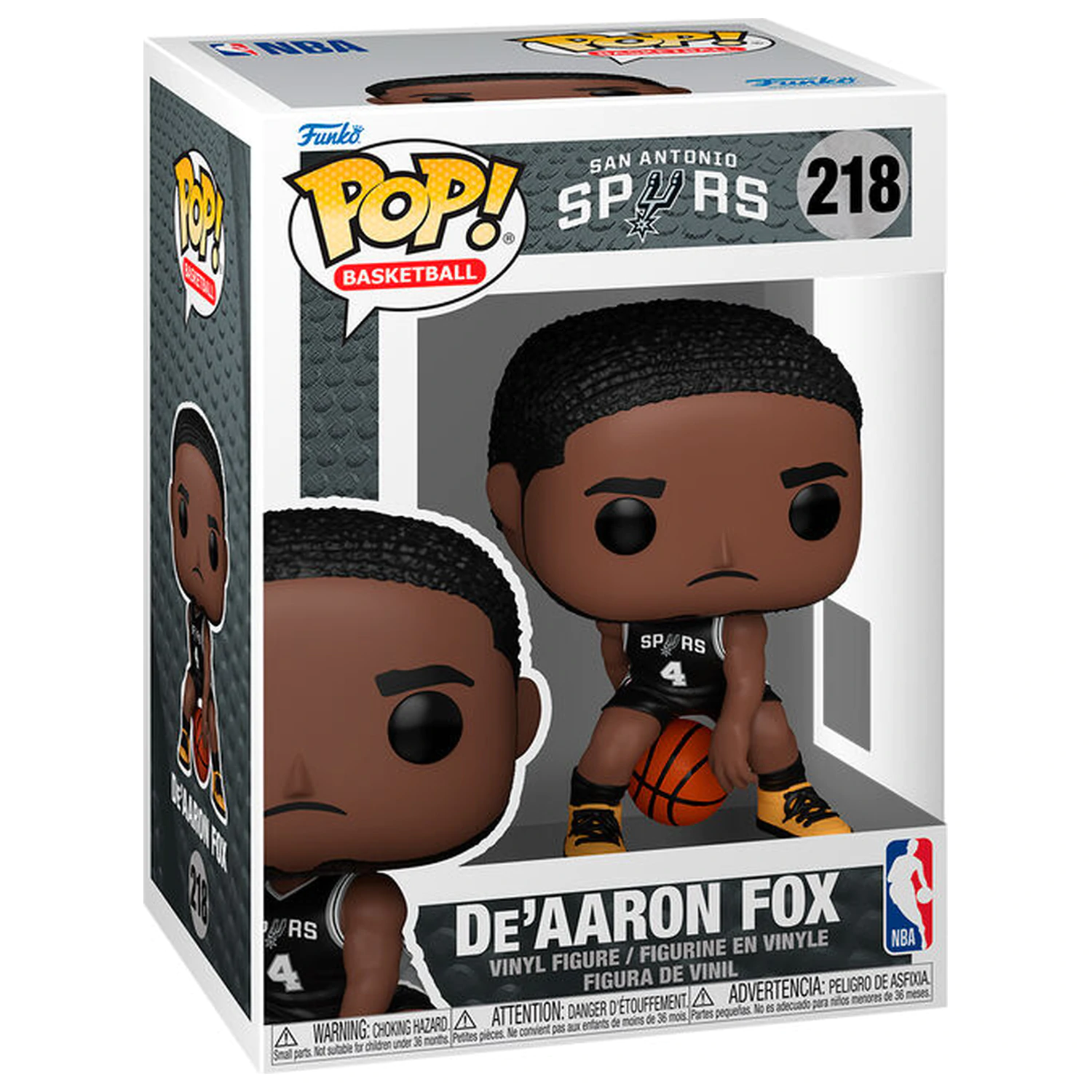 Funko POP Figur NBA San Antonio Spurs De'Aaron Fox Produktfoto