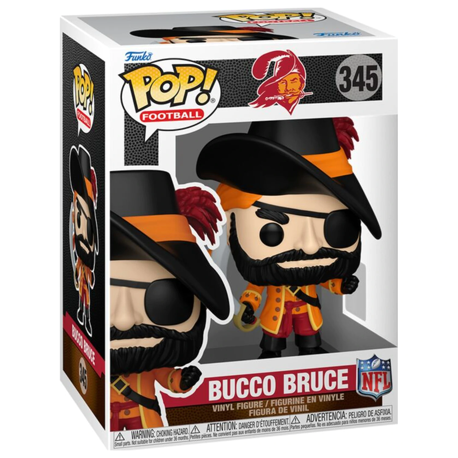 Funko POP Figur NFL Bucco Bruce Produktfoto