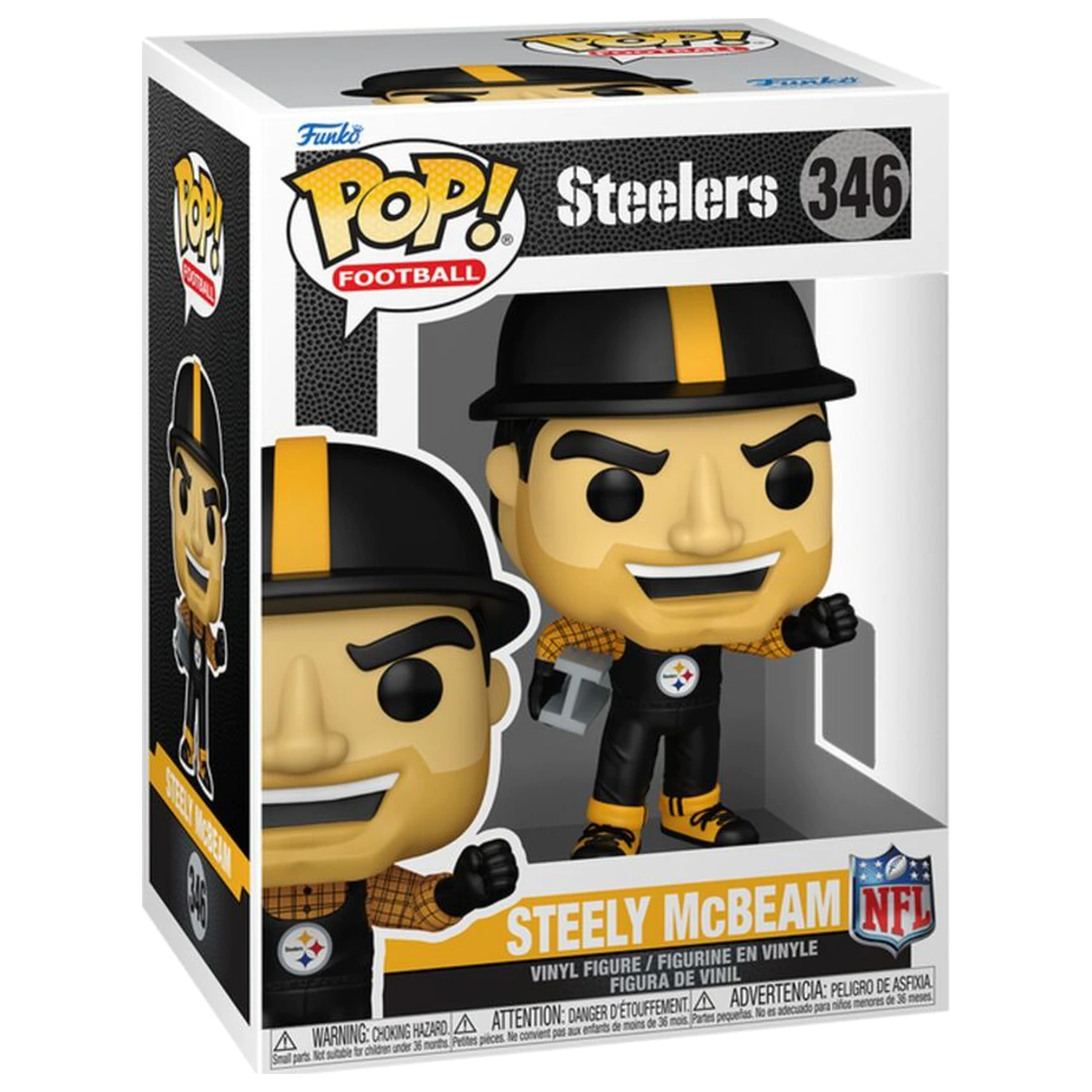 Funko POP Figur NFL Steelers Steely McBeam Produktfoto