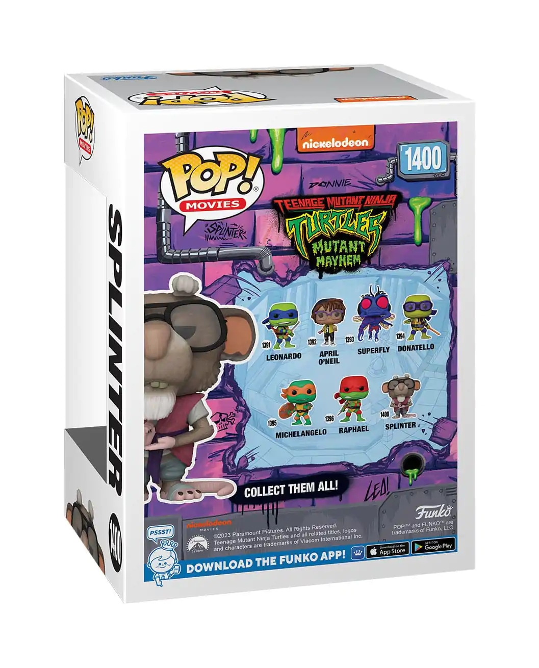 POP Figur Ninja Turtles Splinter Produktfoto