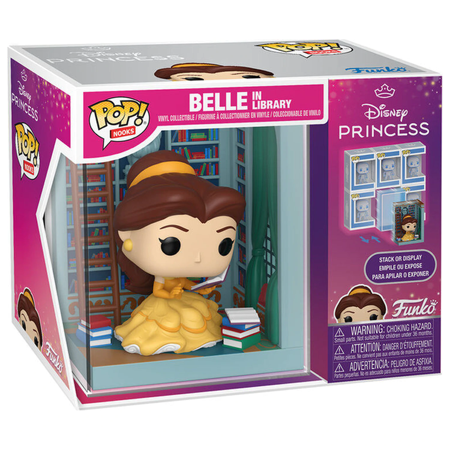Funko POP Figur Nooks Disney Princess Belle in Library Produktfoto