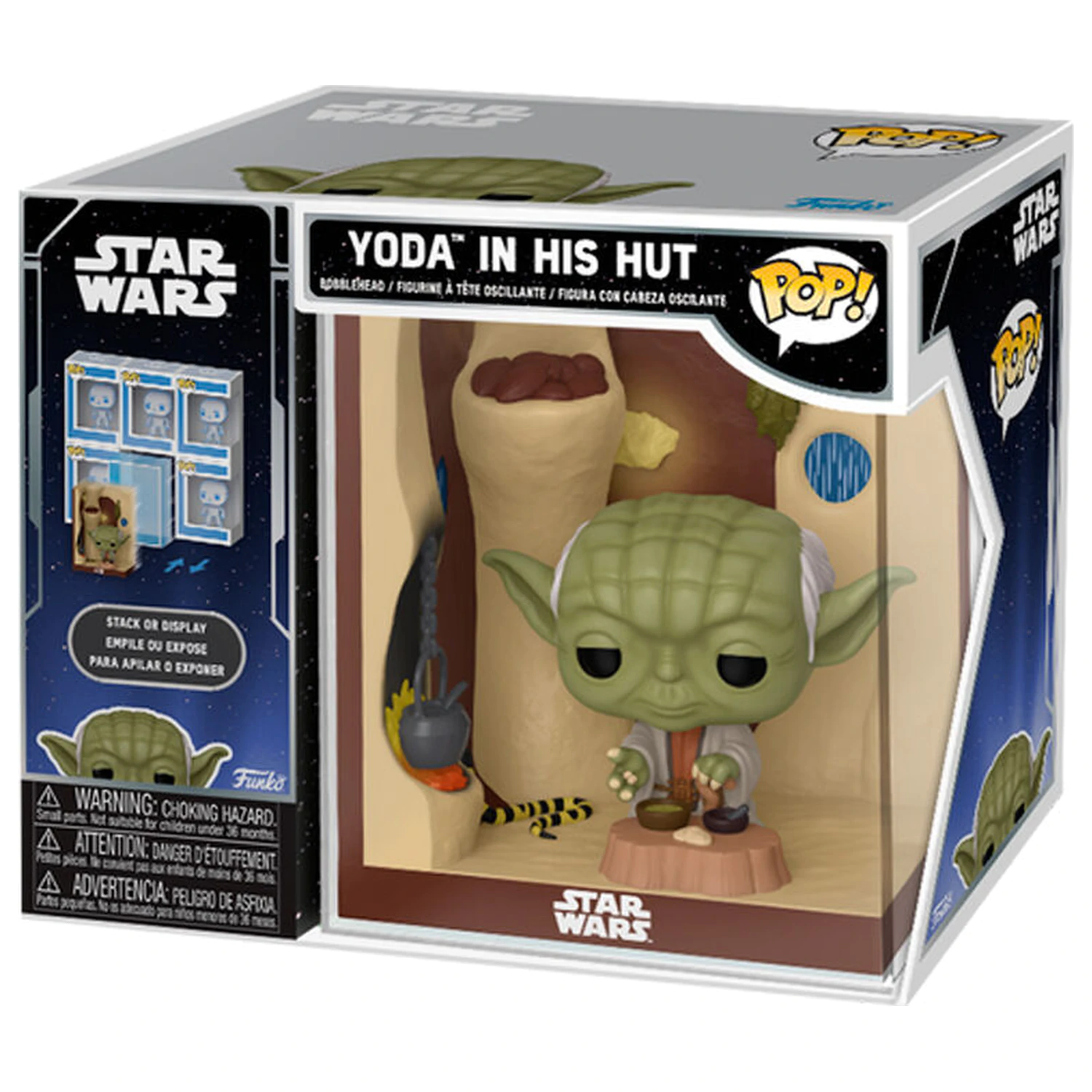 Funko POP Figur Nooks Star Wars Yoda in His Hut Produktfoto
