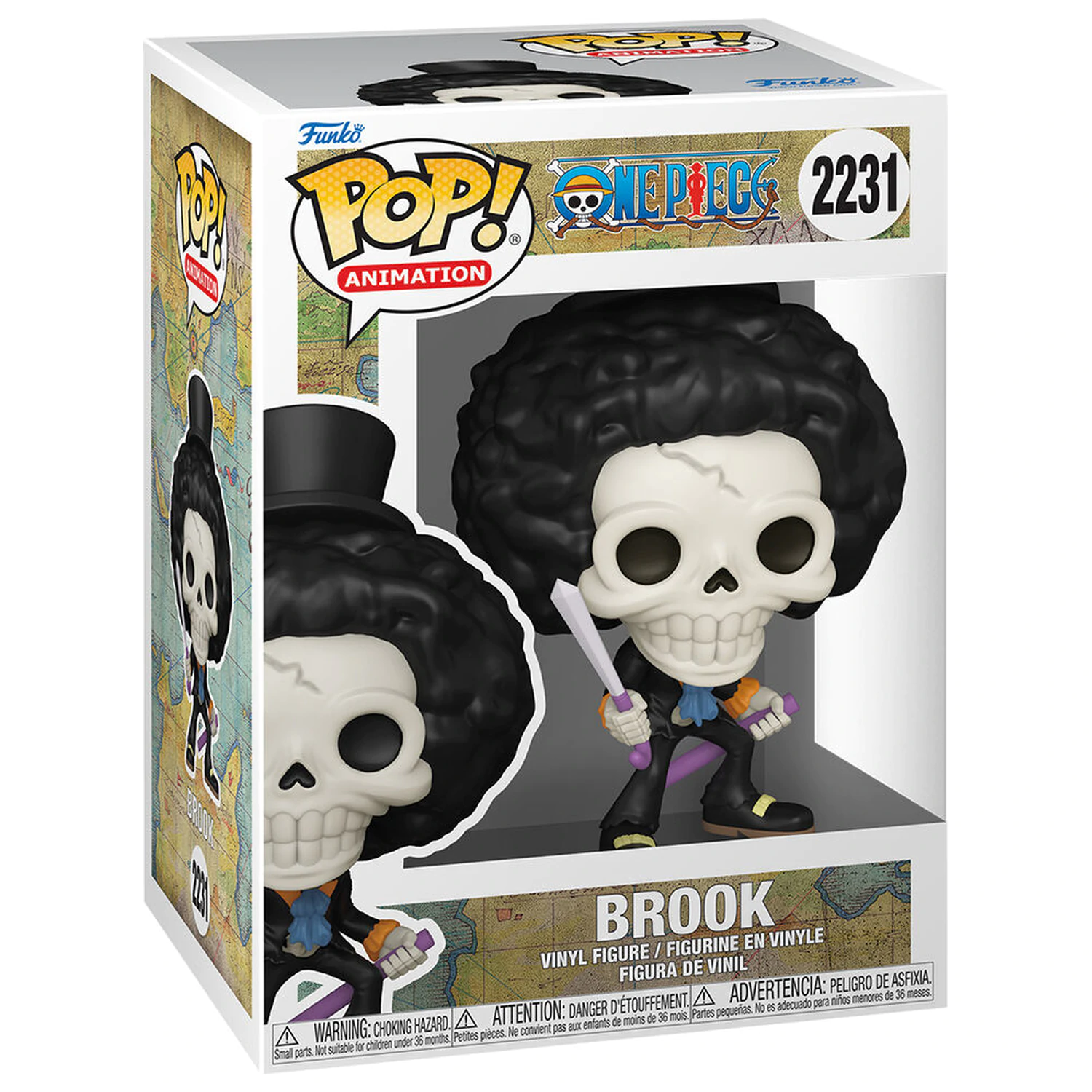 Funko POP Figur One Piece Brook Produktfoto