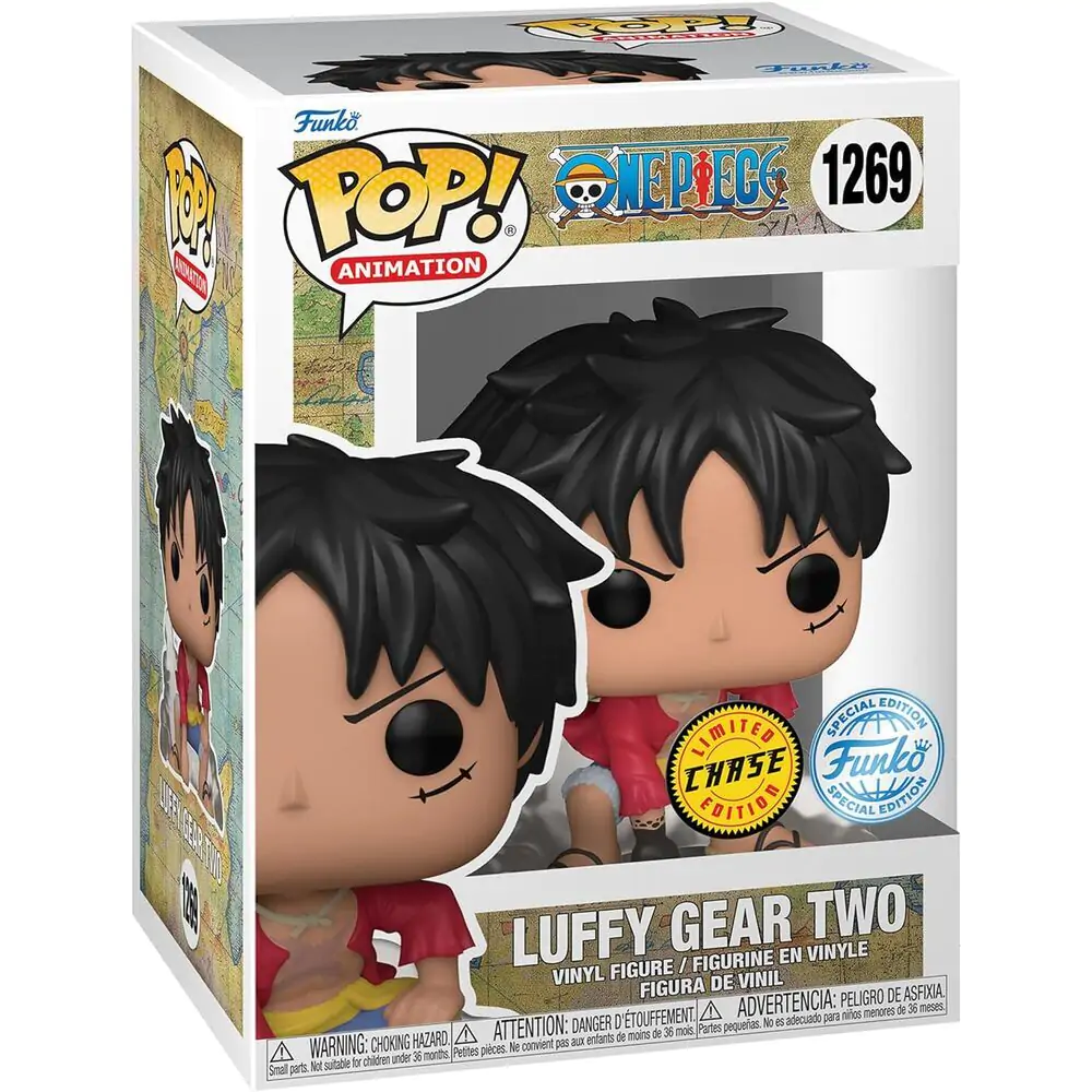 Funko POP Figur One Piece Luffy Gear Two Exclusive Chase Produktfoto