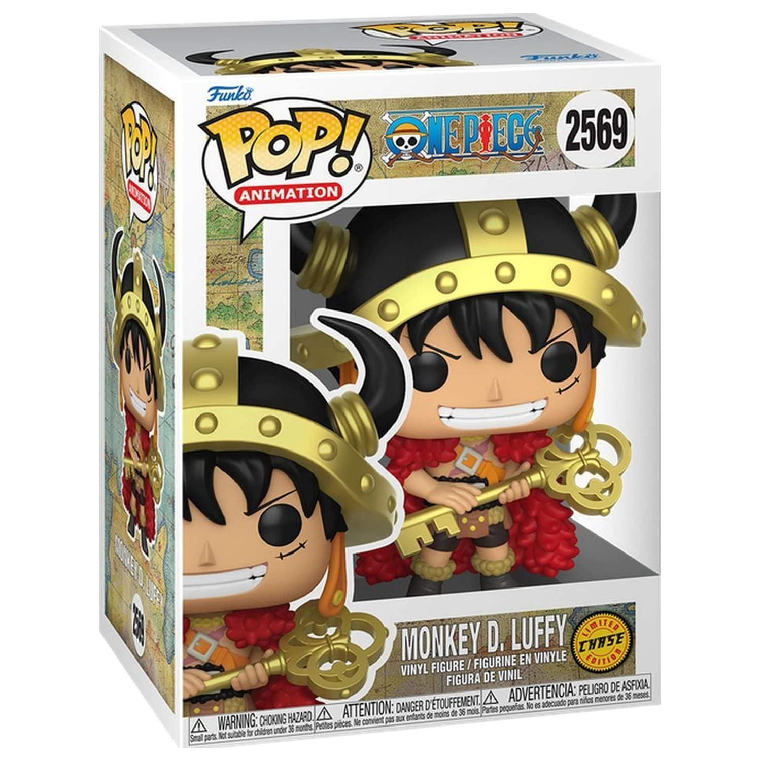 Funko POP Figur One Piece Monkey D Luffy Chase Produktfoto