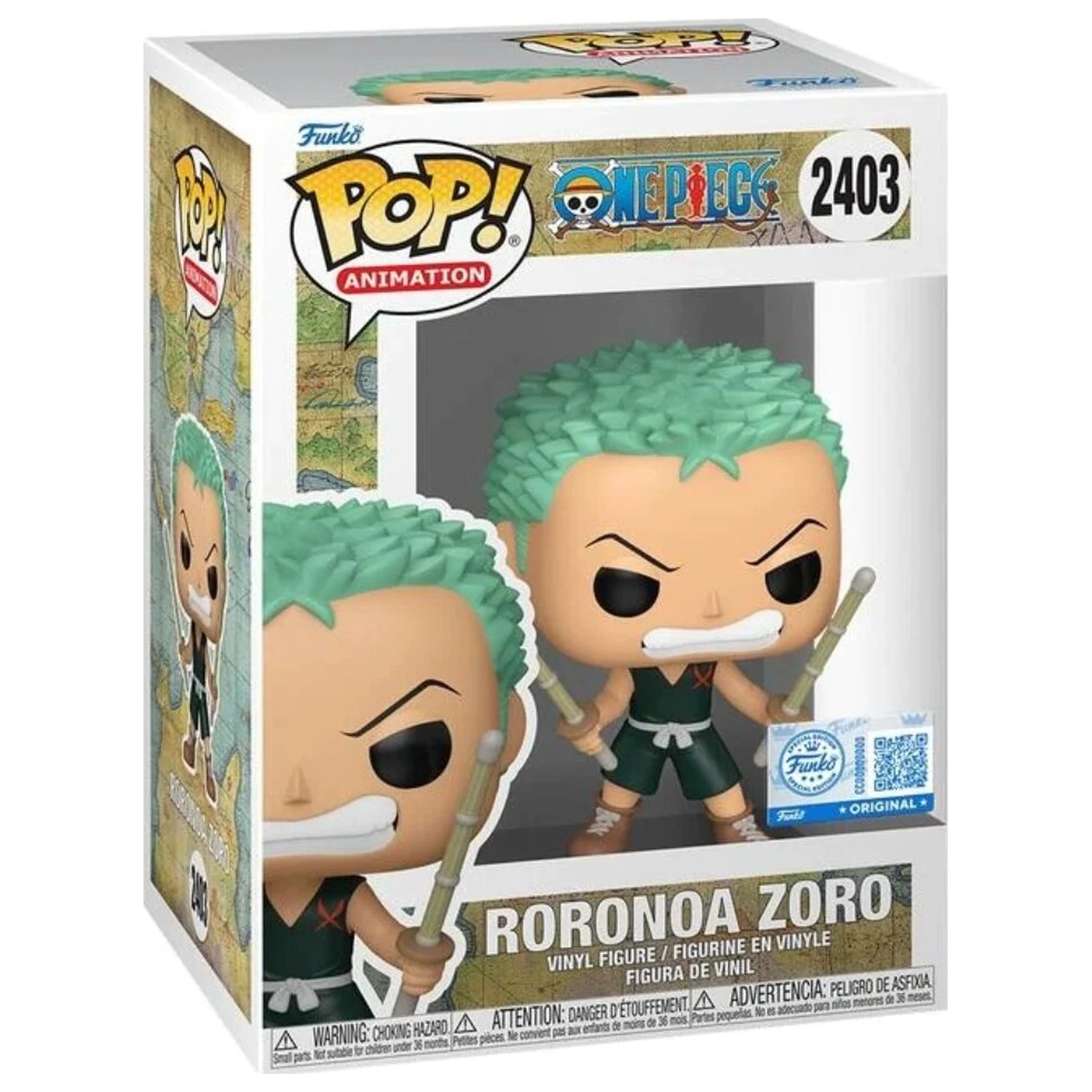 Funko POP Figur One Piece Zoro Exclusive Produktfoto