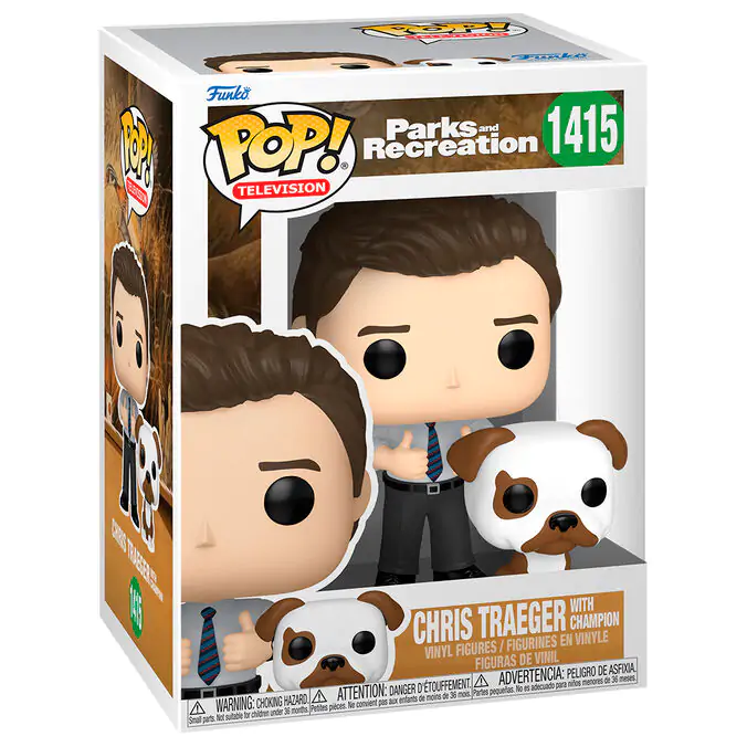 Funko POP Figur Parks and Recreation Chris Traeger with Champion termékfotó