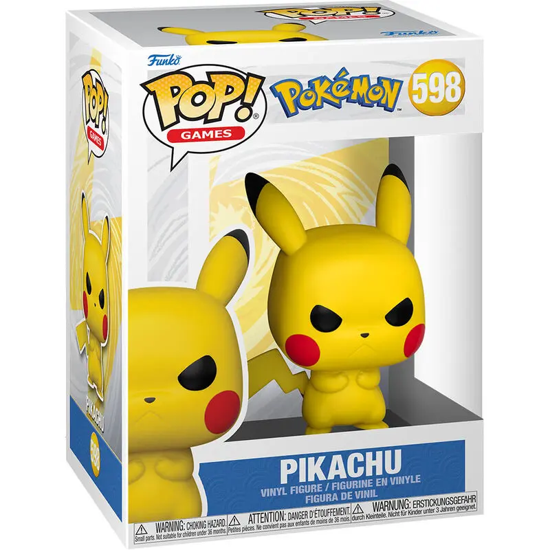 Pokemon POP! Games Vinyl Figur Grumpy Pikachu (EMEA) 9 cm termékfotó