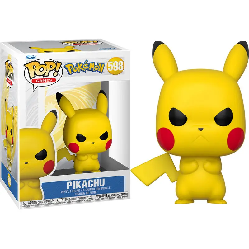 Pokemon POP! Games Vinyl Figur Grumpy Pikachu (EMEA) 9 cm termékfotó