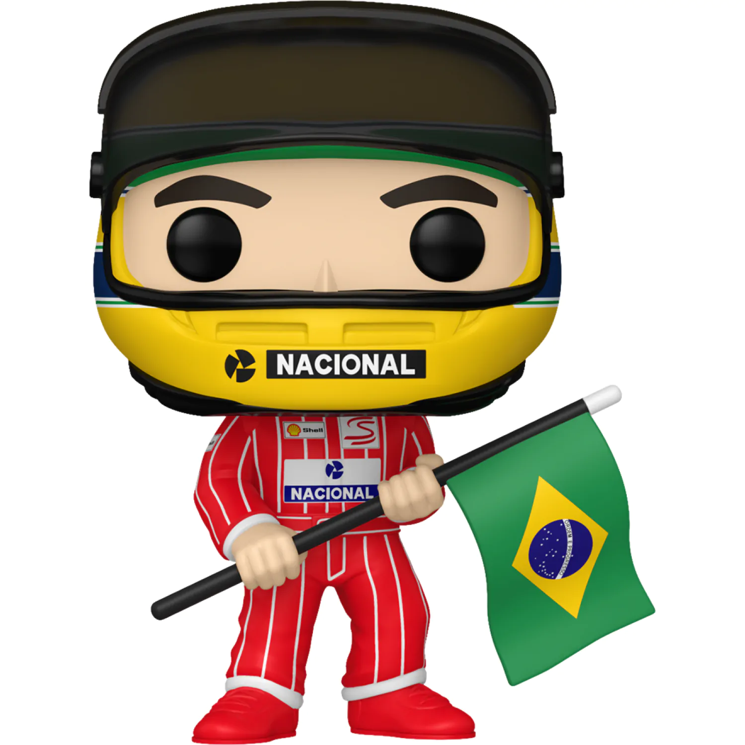 Funko POP Figur Racing Senna (Brazilian Flag) Produktfoto