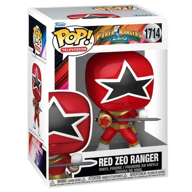 Funko POP! Figur Rangers Turbo - Red Zeo Ranger Produktfoto