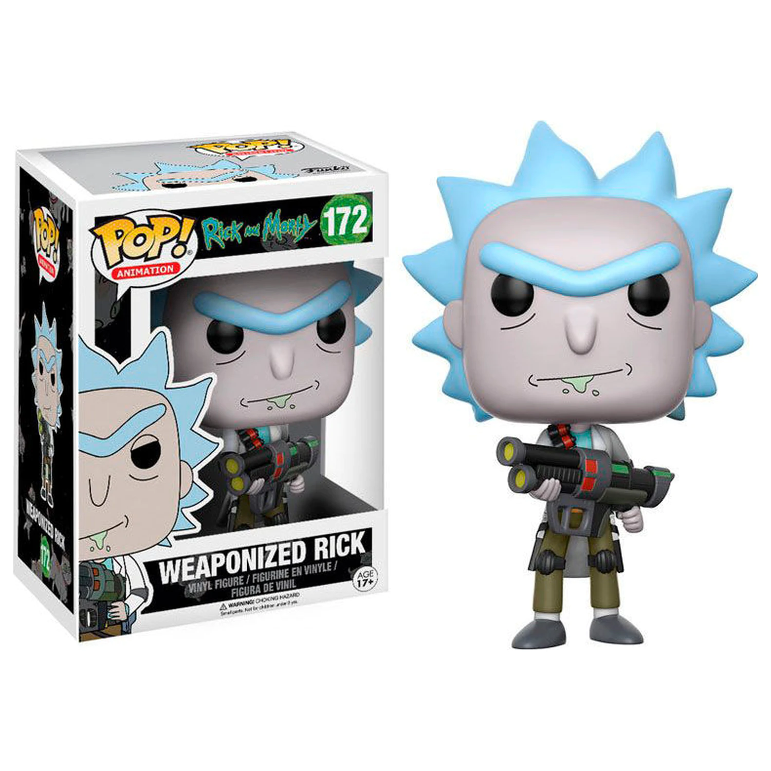 Funko POP Figur Rick and Morty Weaponized Rick Produktfoto