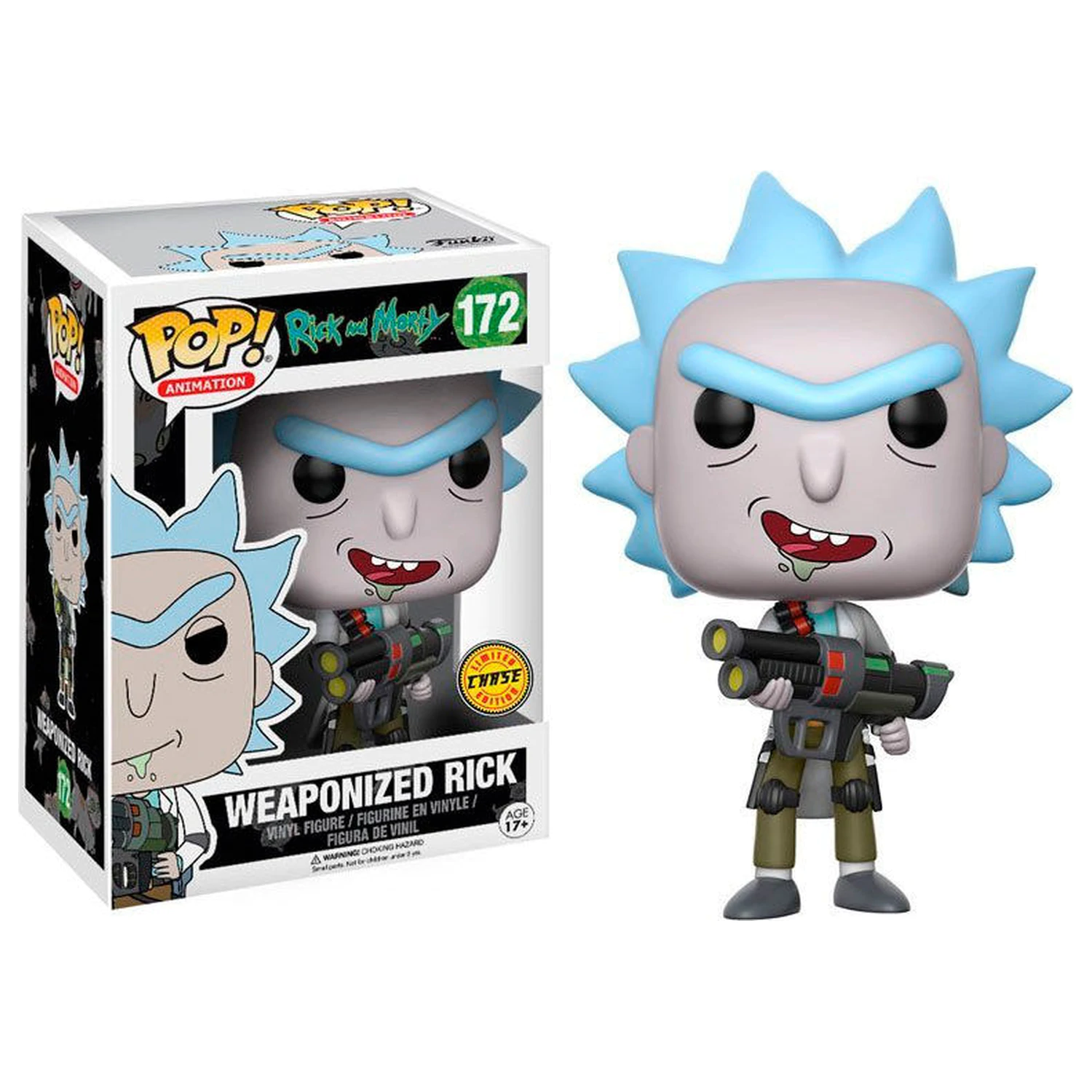 Funko POP Figur Rick & Morty Weaponized Rick Chase Produktfoto