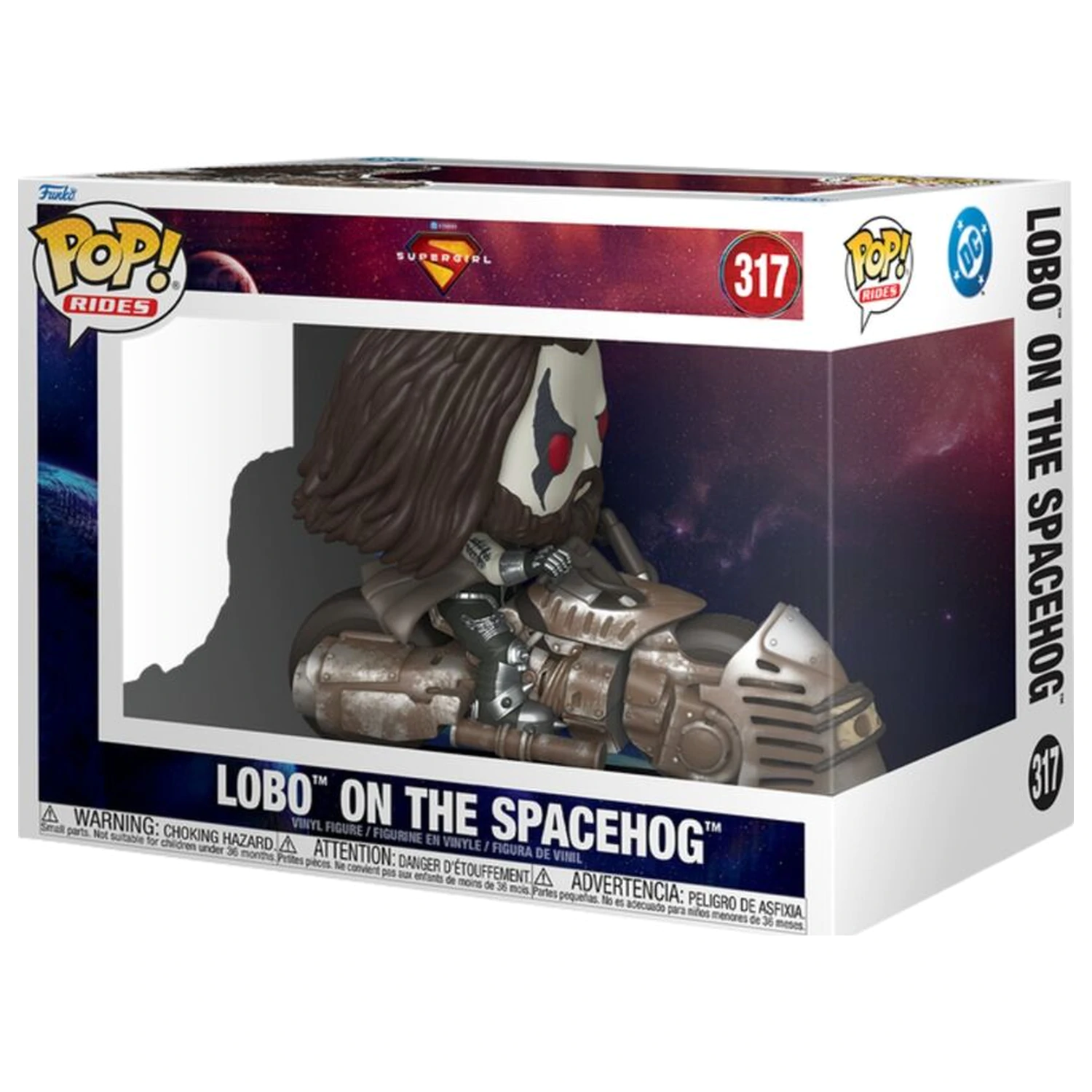 Funko POP Figur Ride DC Comics Supergirl Lobo auf dem Spacehog Produktfoto