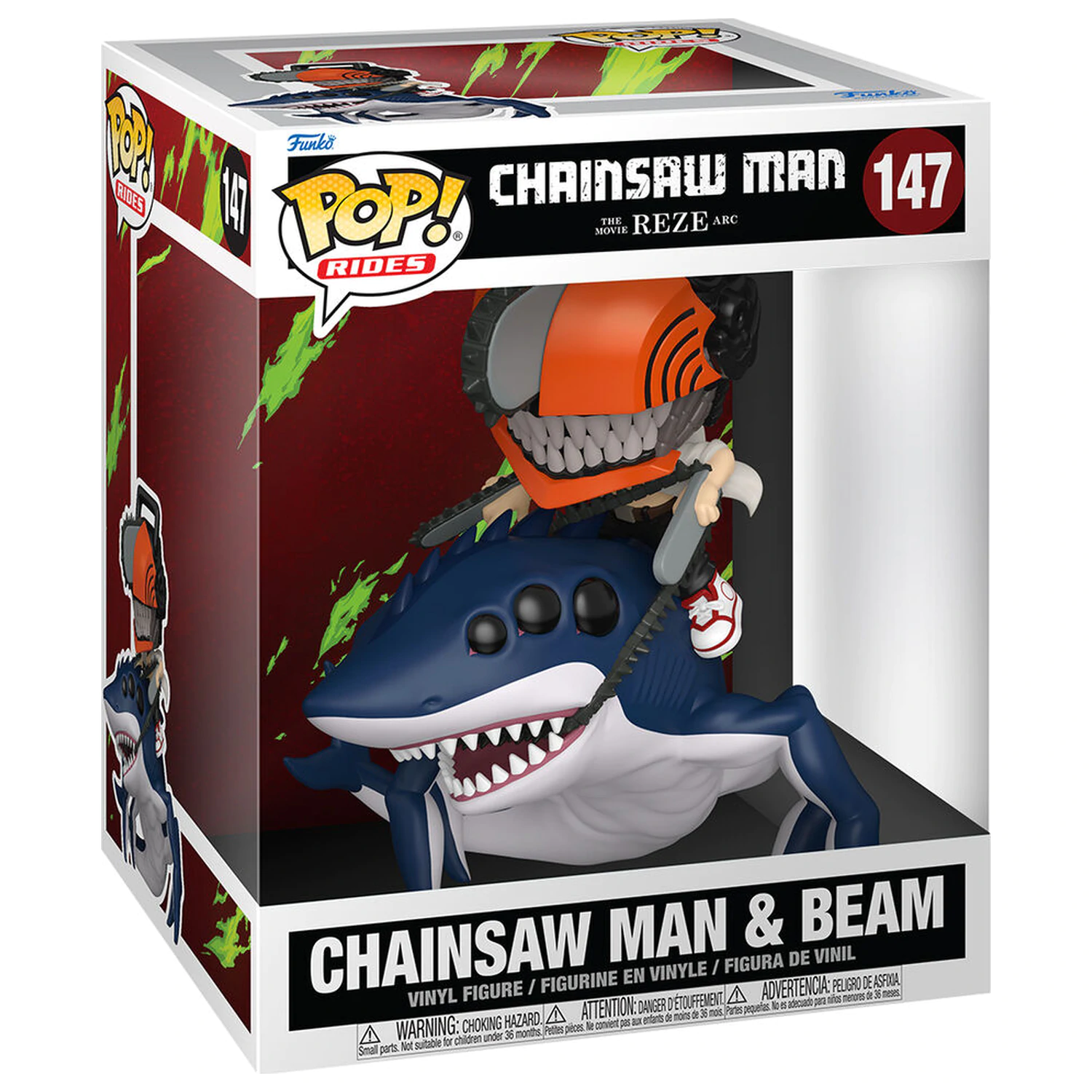 Funko POP Figur Ride Deluxe Chainsaw Man Arc Chainsaw Man & Beam Produktfoto