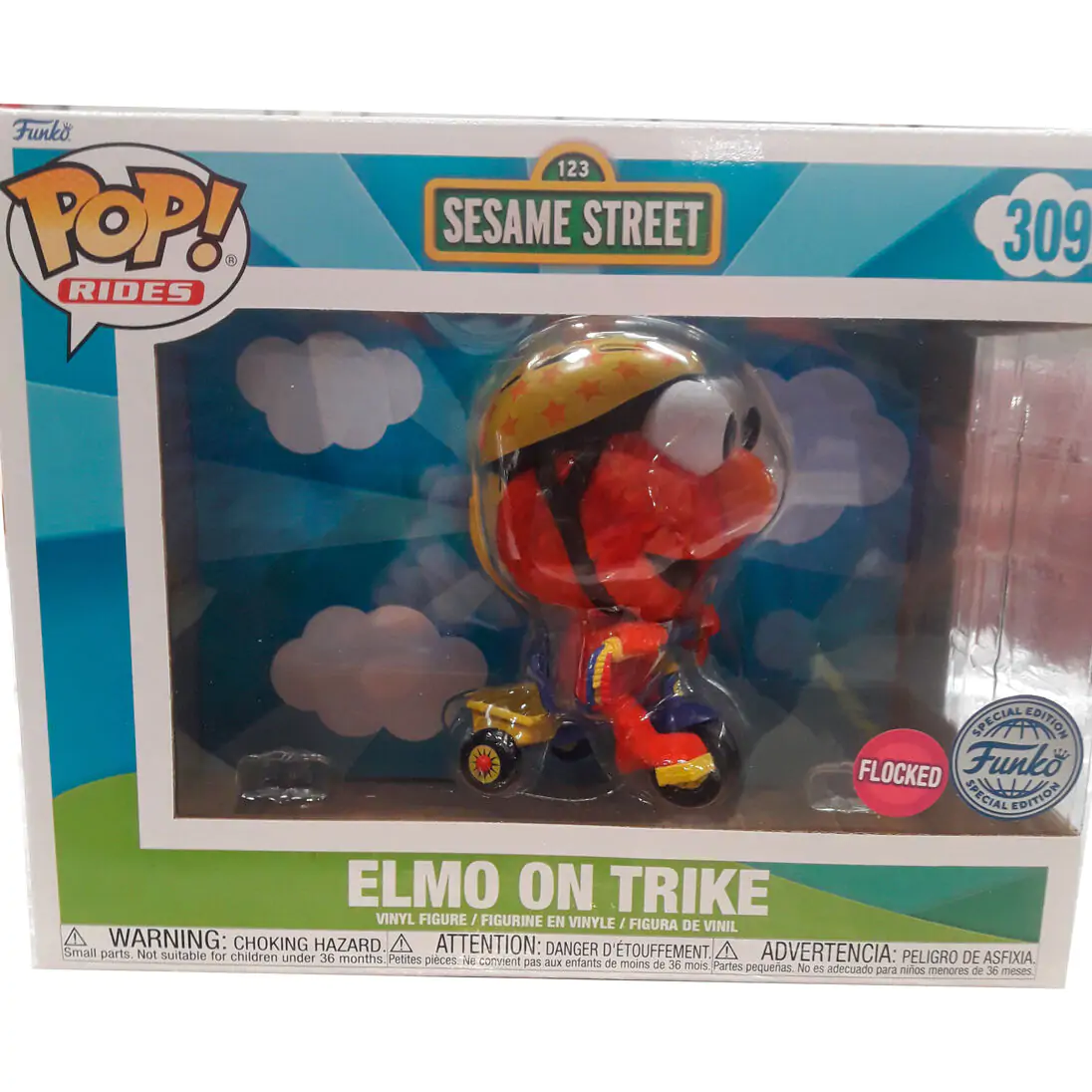 POP Figur Rider Sesame Street Elmo on Trike Exclusive termékfotó