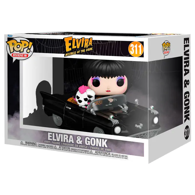 Funko POP Figur Rides Deluxe Elvira Mistress of the Dark Elvira & Gonk termékfotó