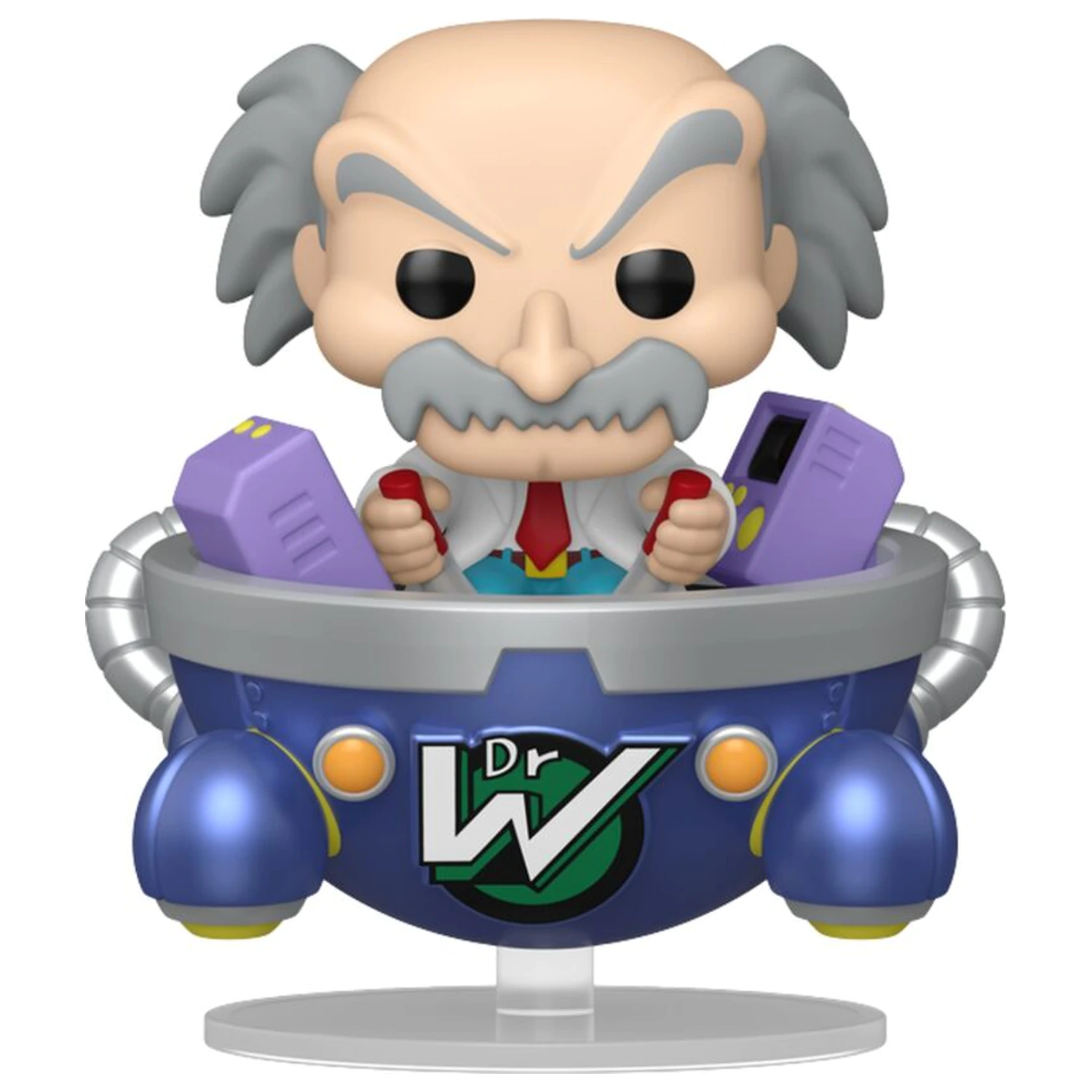 Funko POP Figur Rides Deluxe Mega Man Dr. Wily in Wily Kapsel Produktfoto