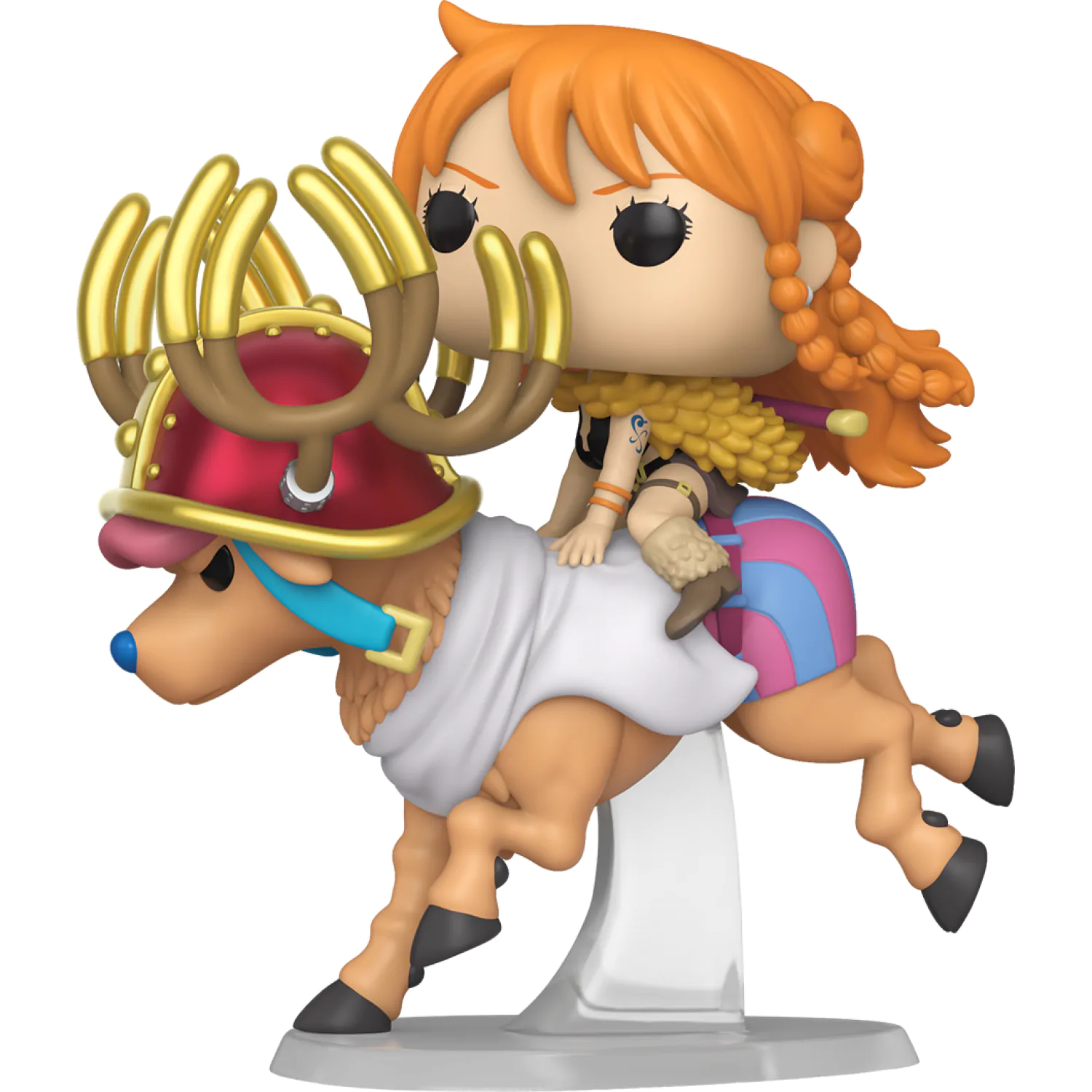 Funko POP Figur Rides Deluxe One Piece Nami auf Tony Tony Chopper Produktfoto