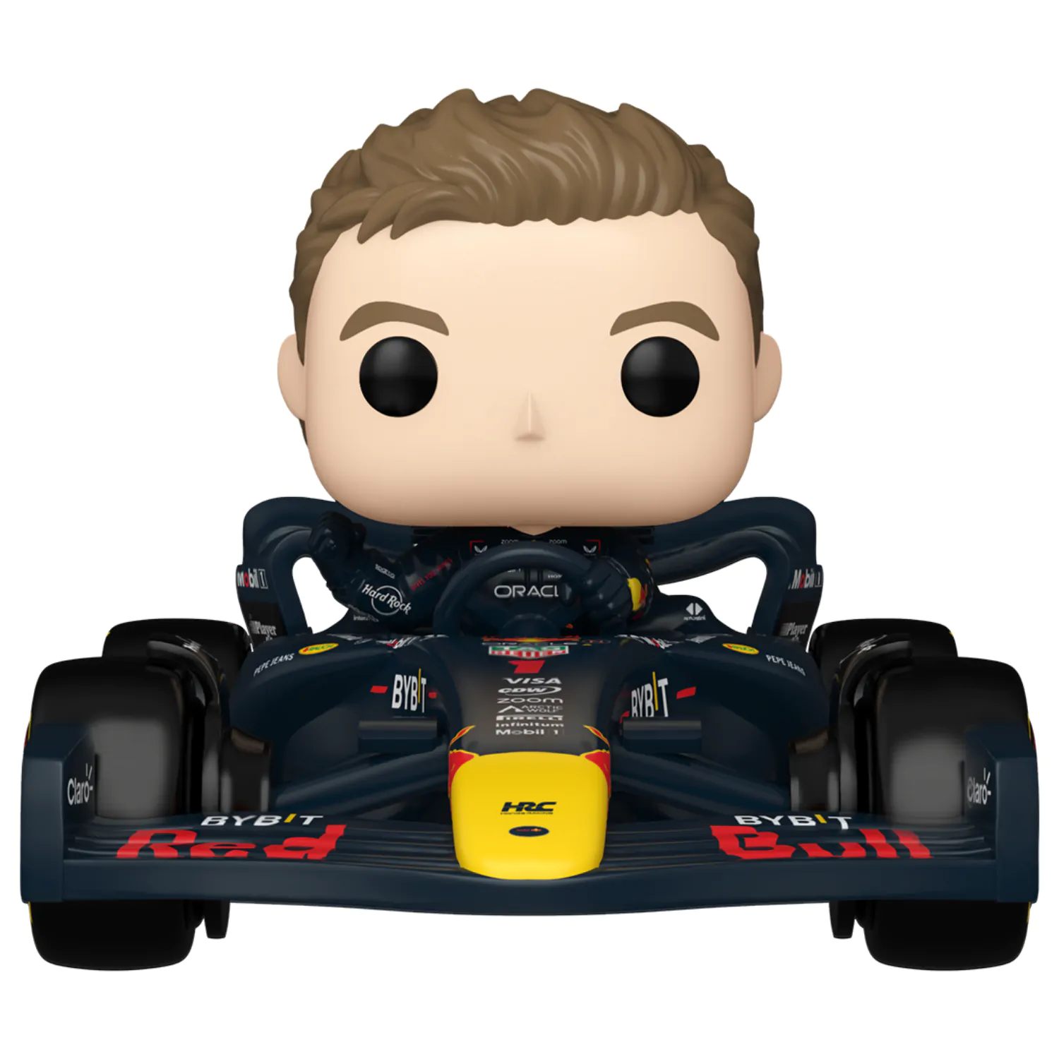 Funko POP Figur Rides Super Deluxe Racing Oracle Red Bull Max Verstappen mit RB20 Produktfoto