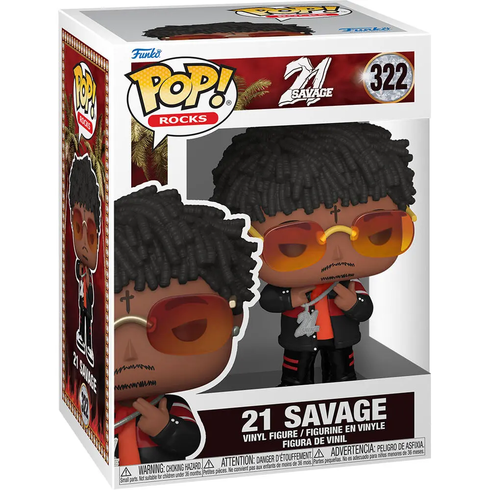 21 Savage POP! Rocks Vinyl Figur 21 Savage 9 cm termékfotó