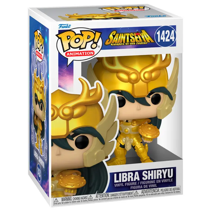 Saint Seiya POP! Animation Figur Gold Libra Shiryu 9 cm termékfotó