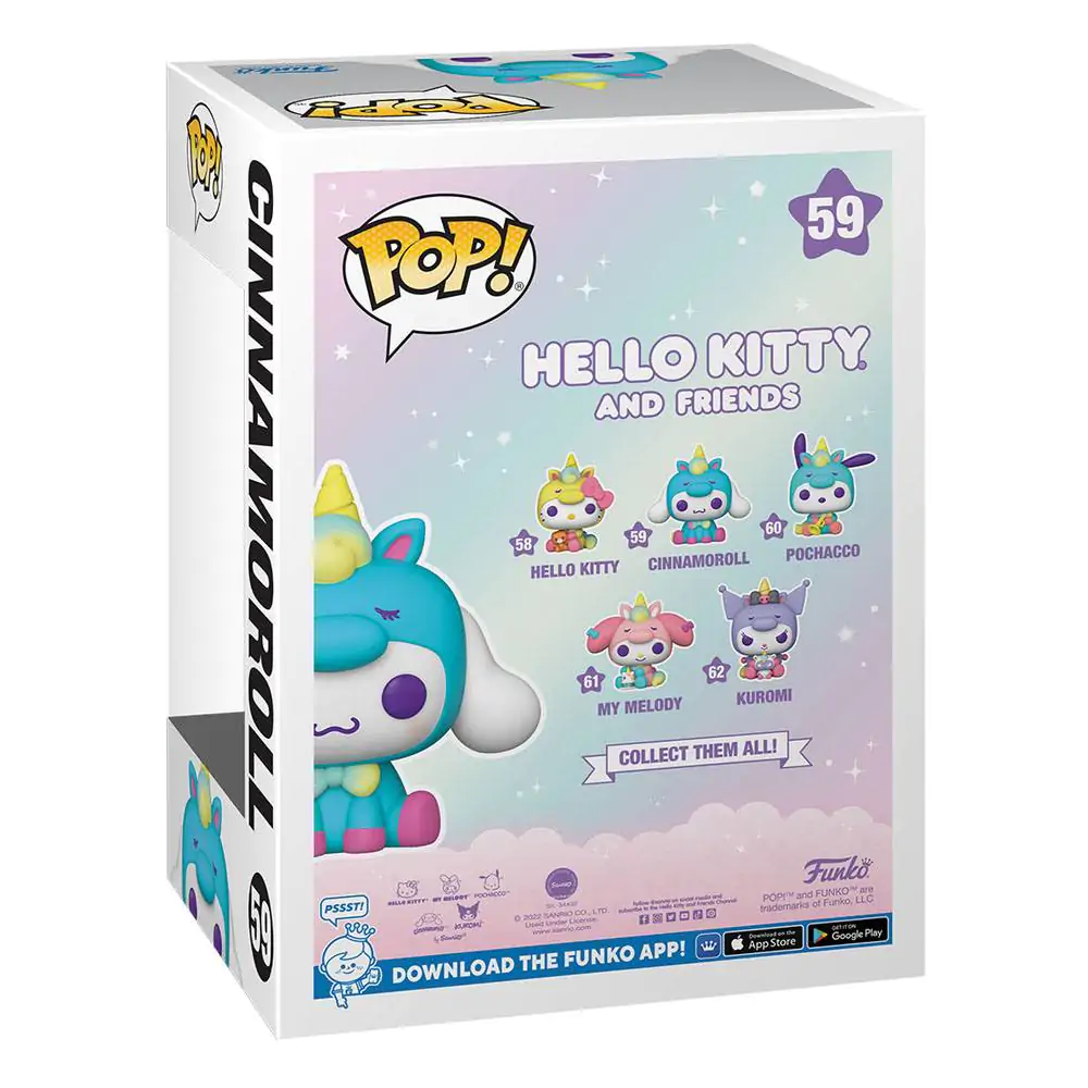 Hello Kitty and Friends POP! Sanrio Vinyl Figur Cinnamoroll 9 cm Produktfoto