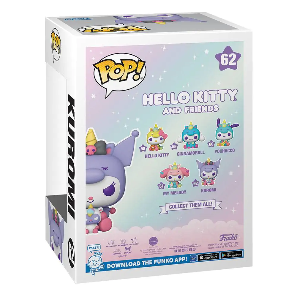Hello Kitty and Friends POP! Sanrio Vinylfigur Kuromi 9 cm Produktfoto