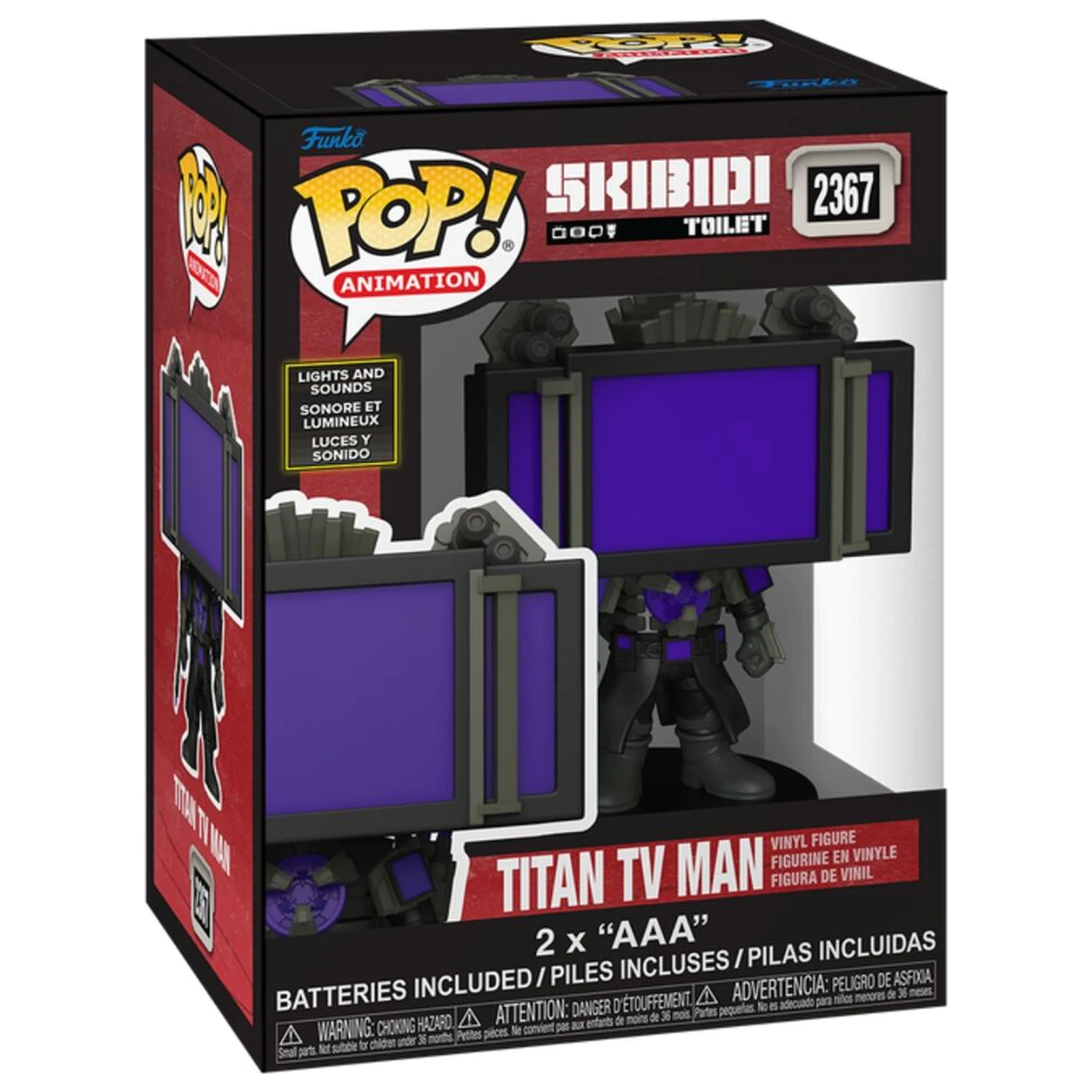 Funko POP Figur SFX Skibidi Toilet Titan TV Man Produktfoto