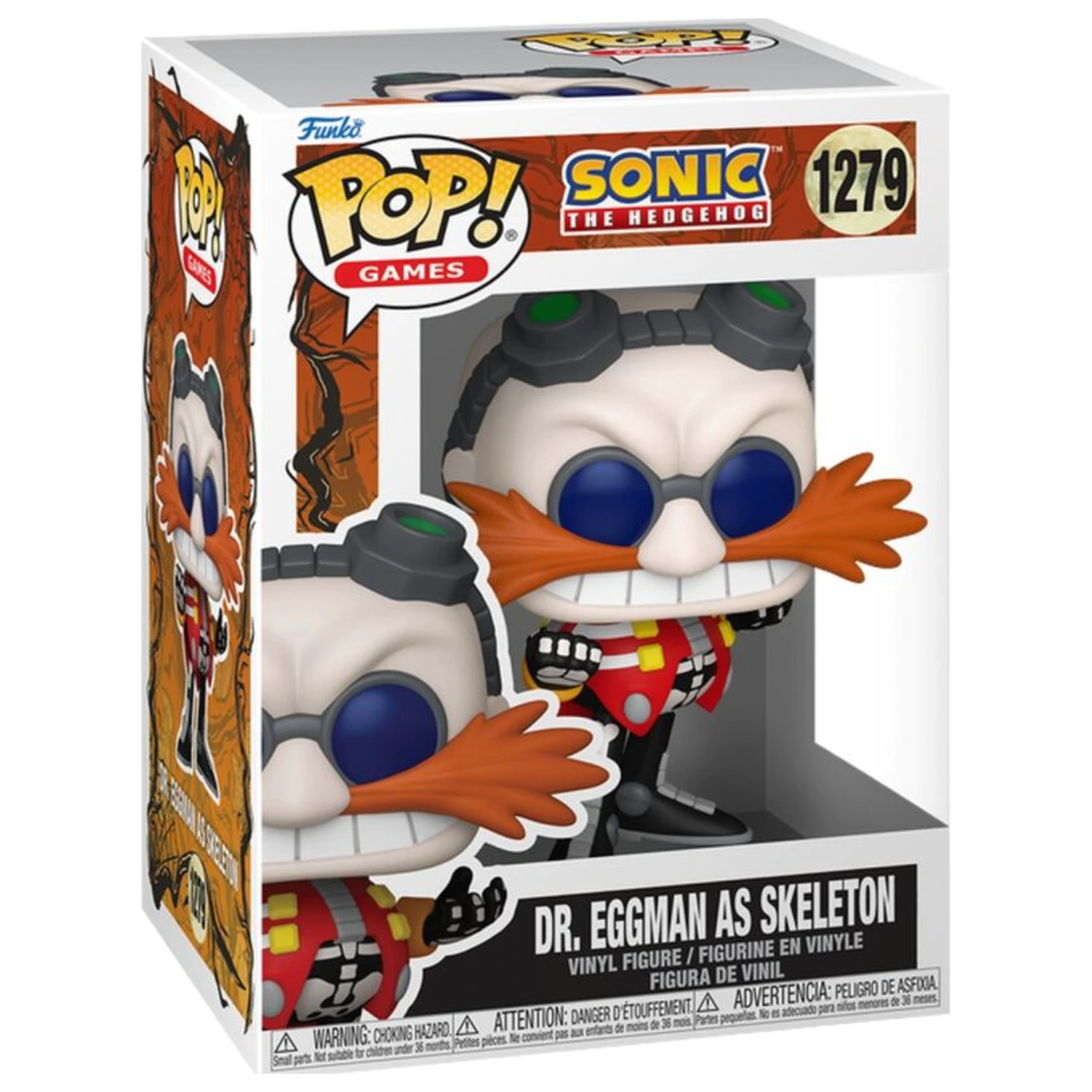 Funko POP Figur Sonic The Hedgehog Dr. Eggman as Skeleton Produktfoto
