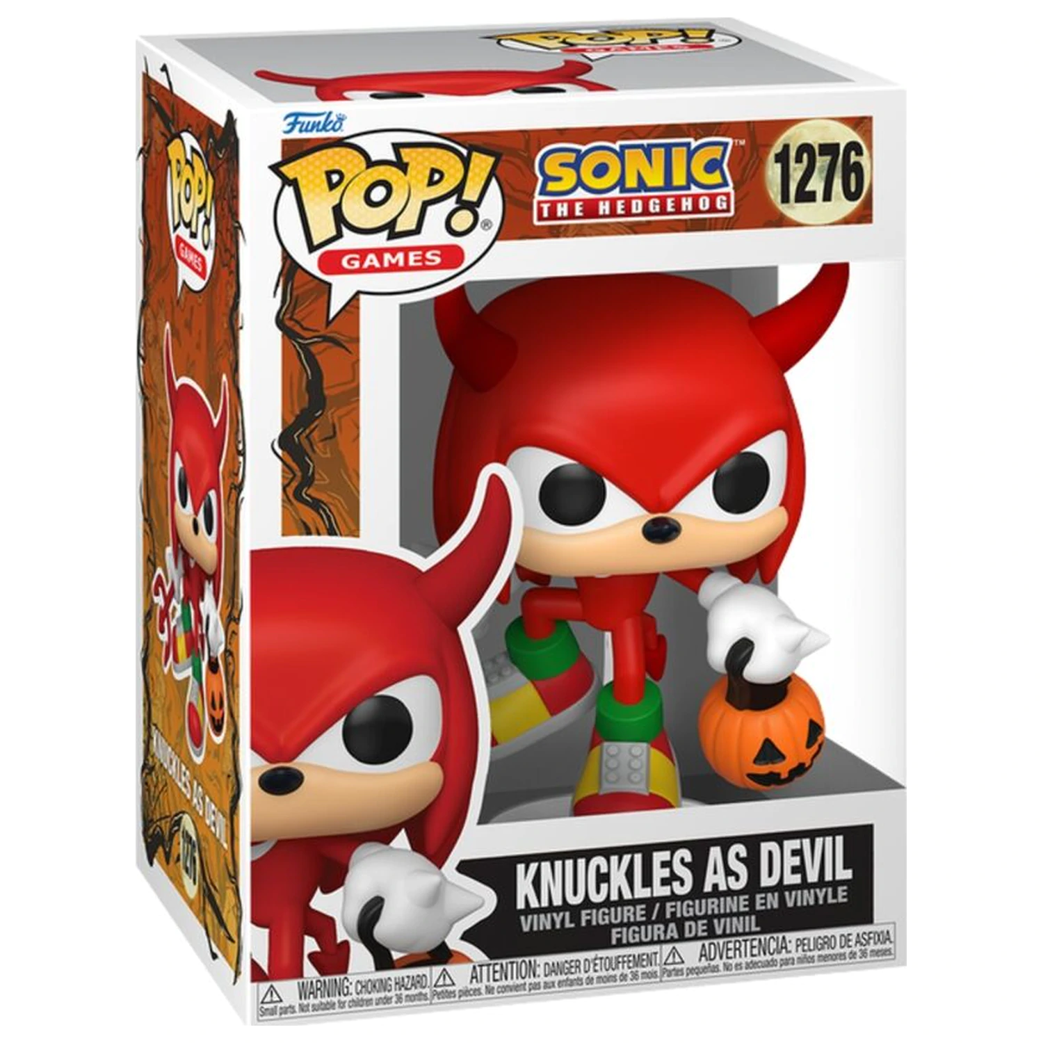 Funko POP Figur Sonic The Hedgehog Knuckles als Teufel Produktfoto