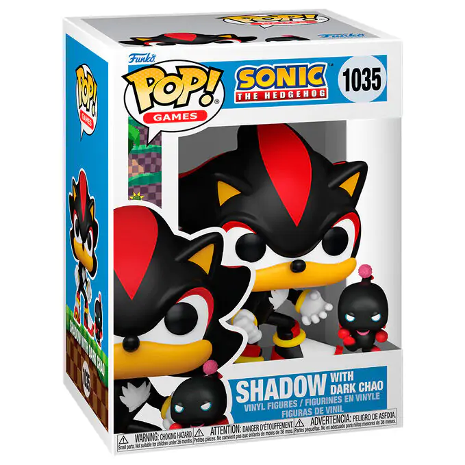 Funko POP Figur Sonic The Hedgehog Shadow with Dark Chao Produktfoto