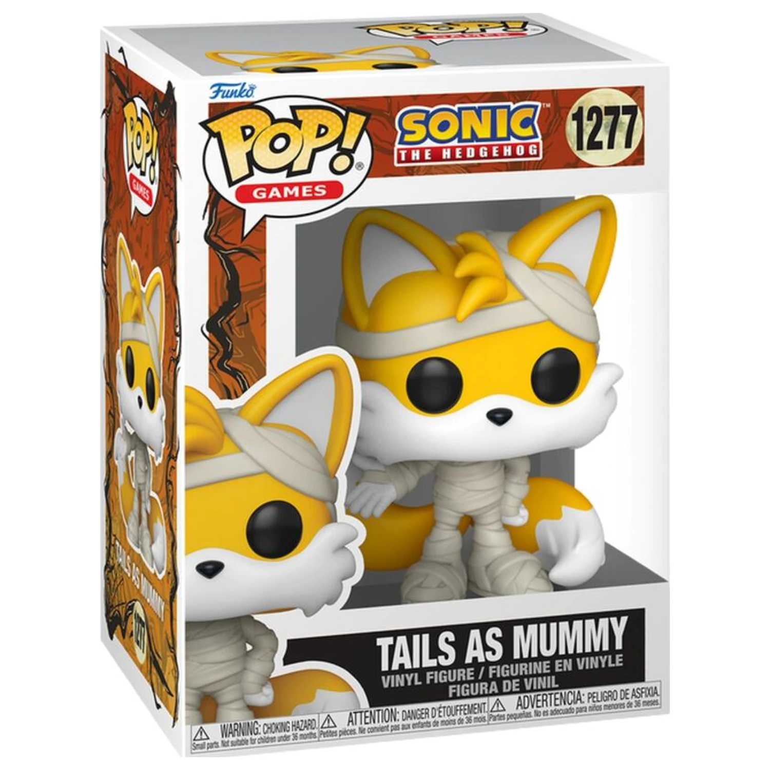 Funko POP Figur Sonic The Hedgehog Tails als Mumie Produktfoto