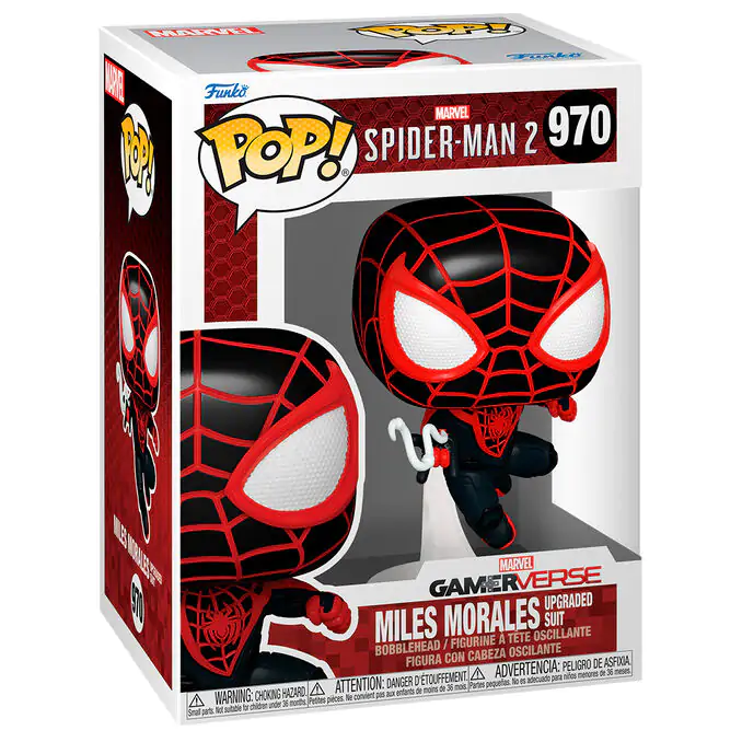 Funko POP Figur Marvel Spiderman 2 Miles Morales Upgraded Suit Produktfoto