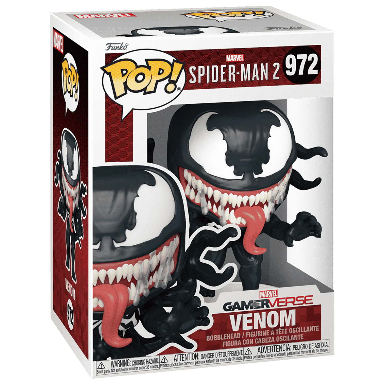 Funko POP Figur Marvel Spiderman 2 Venom Harry Osborn [beschädigte Verpackung] Produktfoto