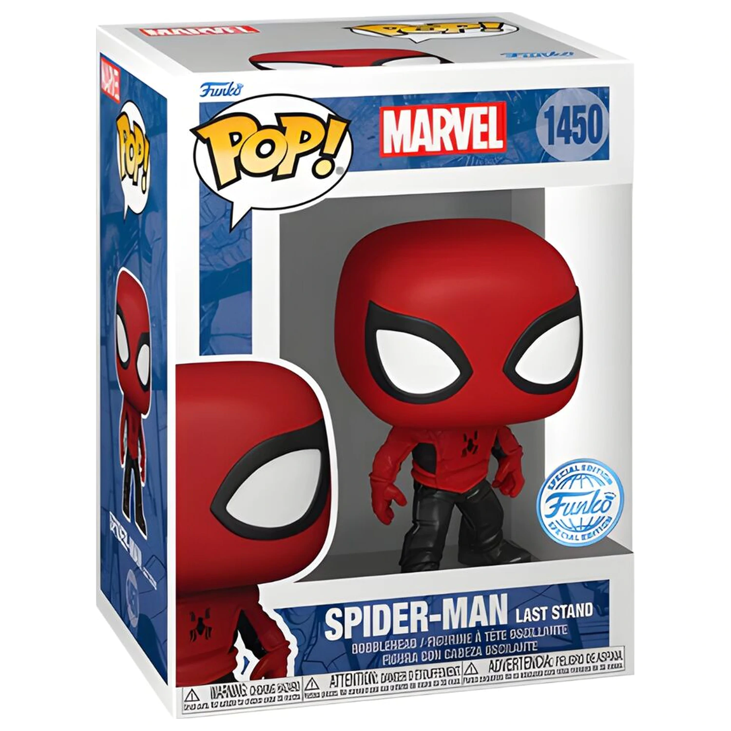 Funko POP Figur Marvel Spiderman Last Stand Exclusive Produktfoto